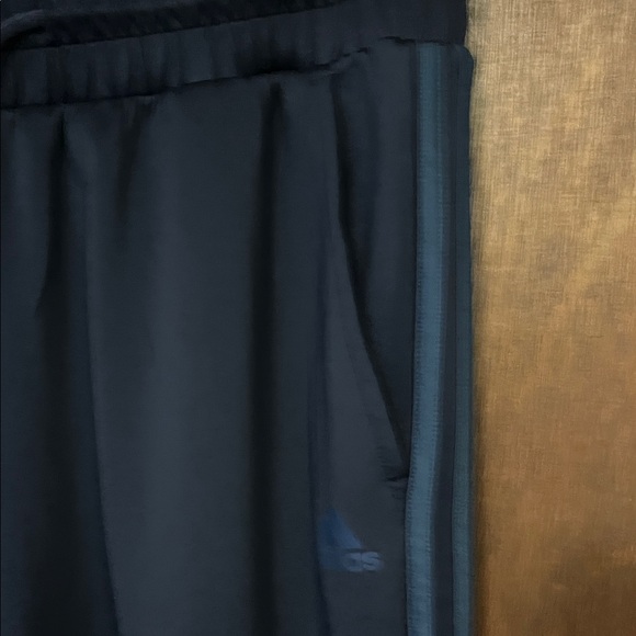 Adidas Navy Joggers with Stripes Medium - Picture 14 of 14